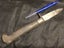 Early Knife Old Vintage Army War Military War Militia Gun Knife ? Wood & Steel Carousel 3