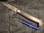 Early Knife Old Vintage Army War Military War Militia Gun Knife ? Wood & Steel Carousel 8