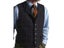 Green Men Vest Tweed Plaid Waistcoat Slim Fit Lapel Plaid Suit Vest Herringbone Carousel 1