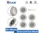 XCAN 16-40mm 5pcs Mini Cutting Disc For Rotory Accessories Diamond Grinding Carousel 3
