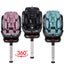 Royal 360 Rotating and Convertible Car Seat with ISOFIX and Leg Support - PINK Carousel 6