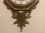 Mid century Syroco USA Regency Ornate style clock Carousel 4