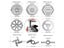 1PC Meat Grinder Plate Net Knife Meat Grinder Parts Stainless Steel Meat Hole Carousel 3