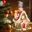 Christmas Cabin Incense Burner Christmas Village House Incense Burner Carousel 5