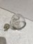 Vintage Antique 1890"s Inkwell Glass Bottle Clear Spill Proof + Cap Carousel 5