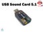 USB Sound Card Adapter Virtual 5.1 Ch & 3D Audio Carousel 1