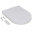 White Soft-close Toilet Seat Square Oaoilt Carousel 3