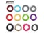 2*0.75mm Copper Cloth Covered Electrical Wire 10m Antique Decorative Lamp Cord Carousel 3