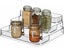 Acrylic Spice Rack, No Assembly Clear 3 Tier Condiment Bottle Shelf Vanity Or Carousel 2