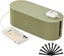Cable Management Box, Cord Organizer Box with 10 Cable Ties, Power Strip Stor Carousel 1
