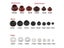 50Pcs Hole Ornament Hardware Drill Hole Plug Dust Plug Stopper Carousel 3
