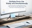 4 In 1 Usb C Hub Usb 2.0 High Speed Splitter Adapter Multifunctional Expander... Carousel 8