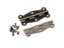 DRELD 2Pc Antique Cabinet Door Hinge Furniture Fittings Small Wood Gift Box Carousel 3