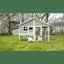 Green Large Chicken Coop Rabbit Hutch Ferret Cat Cage Hen Chook Kitten House Sm Carousel 3