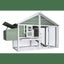 Green Large Chicken Coop Rabbit Hutch Ferret Cat Cage Hen Chook Kitten House Sm Carousel 6