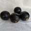 Vintage Wooden Lignum Vitae Lawn Bowls NZ Made x 4 (SKU E3) Carousel 1