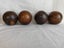 Vintage Wooden Lignum Vitae Lawn Bowls NZ Made x 4 (SKU E3) Carousel 8