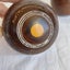 Vintage Wooden Lignum Vitae Lawn Bowls NZ Made x 2 # lot 2(SKU E3) Carousel 3