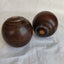 Vintage Wooden Lignum Vitae Lawn Bowls NZ Made x 2 # lot 2(SKU E3) Carousel 6