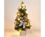 Christmas Tree Mini 16In Tabletop Christmas Tree Artificial Pinecone with Lig Carousel 1