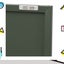 Artiss Buffet Sideboard Metal Cabinet - BASE Green Carousel 6