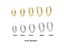 New Minimalist Small CZ Hoop Earrings For Women Men Gold Plated 5mm-13mm Carousel 6