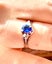 Platinum Sapphire Diamonds 1.08cts. Ring VALUED $4600 Carousel 1