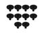 10pcs 3.8x2.6cm Black Drum Cymbal Sleeves With Flange Base Carousel 3