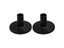 10pcs 3.8x2.6cm Black Drum Cymbal Sleeves With Flange Base Carousel 4