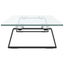 Monitor Stand Black 80x20x8 Cm Tempered Glass And Metal Tiaxxp Carousel 5