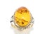 Imperial 9ct Yellow Gold Ring set with 3.35ct Amber Carousel 1