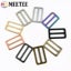 10Pcs Webbing Straps Metal Buckles Slider Tri Glide Ring Buckle Adjuster Bag Carousel 4