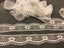 White lace trim - 3m length x 2cm wide Carousel 1