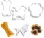 Dog Bone Paw Cookie Cutters Cake Molds Biscuit Cutting Moulds Carousel 1