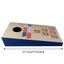 Mini Cornhole Drinking Game Set with 4 Shot Glasses 8 Bean Bags Wooden Toss B... Carousel 4