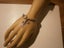 STG SIL. BELCHER CHAIN BRACELET + 2x KAREN WALKER CHARMS (17.8gms) Carousel 5