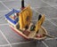 PLAYMOBIL "PIRATE SHIP AND FIGURES" + CANNON Carousel 1