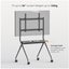 KONIC 50"-86" Heavy-Duty Mobile TV Cart Trolley - Weight Up to 120kg - Storage Carousel 2