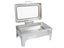 Food Warmer Chafing Dish with Soft Close Clear Glass Lid - 1/1GN Size S/S Carousel 2