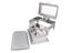 Food Warmer Chafing Dish with Soft Close Clear Glass Lid - 1/1GN Size S/S Carousel 6