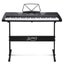 Alpha 61 Keys Electronic Piano Keyboard Digital Electric w/ Stand Lighted Black Carousel 3