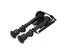 2x Adjustable 6" to 9" Legs Sniper Hunting Rifle Bipod with Sling Swivel Mount Carousel 3