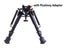 2x Adjustable 6" to 9" Legs Sniper Hunting Rifle Bipod with Sling Swivel Mount Carousel 10