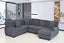 LORINA Fabric U-shaped Sectional Sofa - Chaise Facing Right Carousel 7