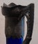 COBALT BLUE GLASS BODY WINE PITCHER C 1863-83 . PEWTER TOP. Carousel 9