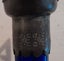 COBALT BLUE GLASS BODY WINE PITCHER C 1863-83 . PEWTER TOP. Carousel 13