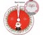35 Inch Christmas Tree Skirt Xmas Party Tree Mat with Santa Claus Deer Christ Carousel 4