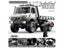 RC Military Truck Toy - 6WD 1/18 Scale Off Road Remote Control Army Crawler Carousel 2