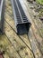 Black Driveway Channel drain with grate - 3m length x 2 Carousel 5