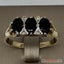 9ct Yellow Gold Sapphire & Diamond London Bridge Ring ~ $1,700! Carousel 5